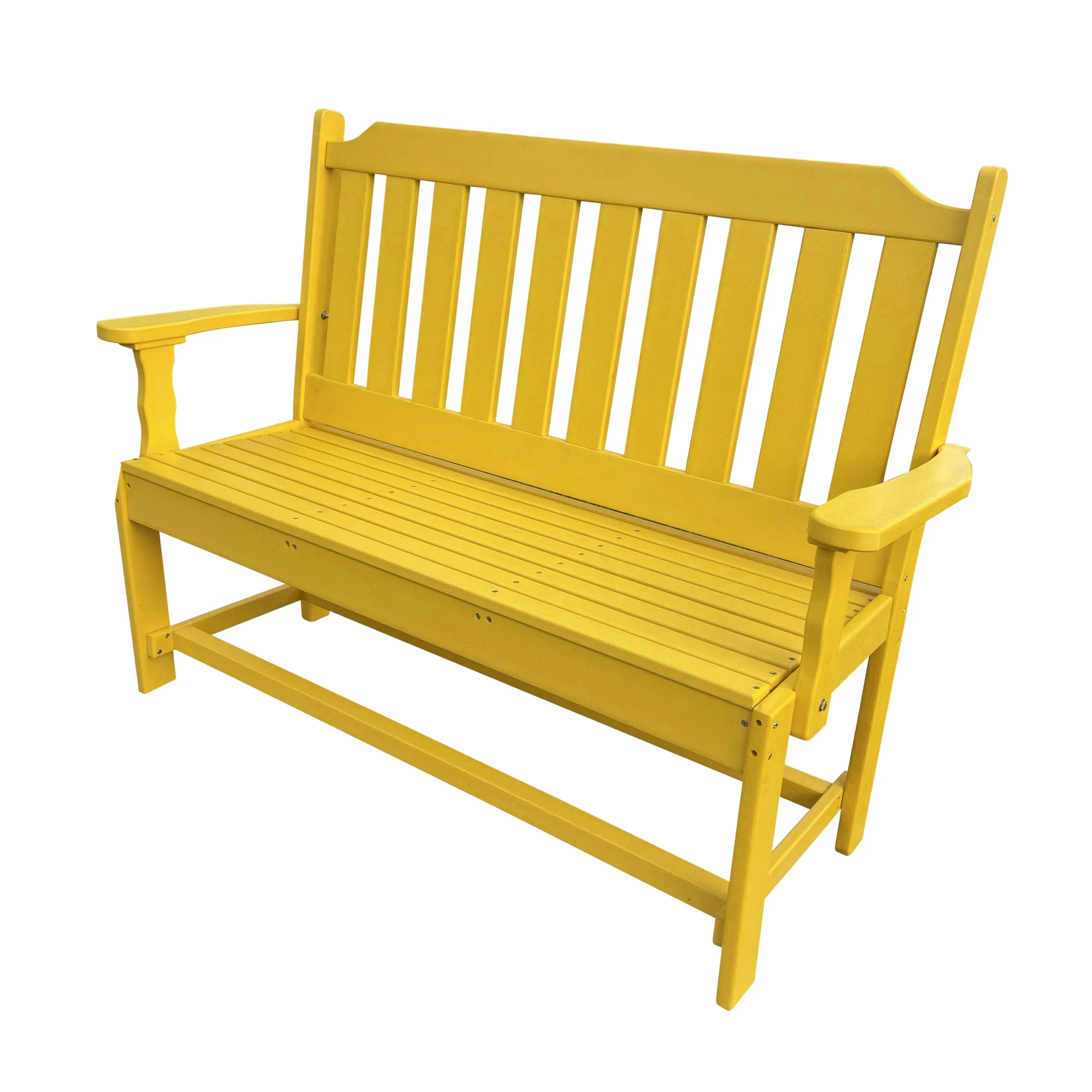 Yellow Outdoor Garden Bench American Patio Designs American Patio Designs